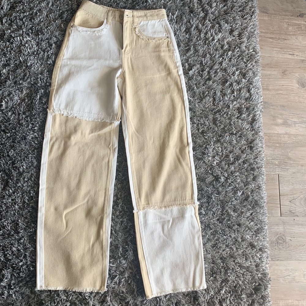 Princess Polly Beige jeans size 0